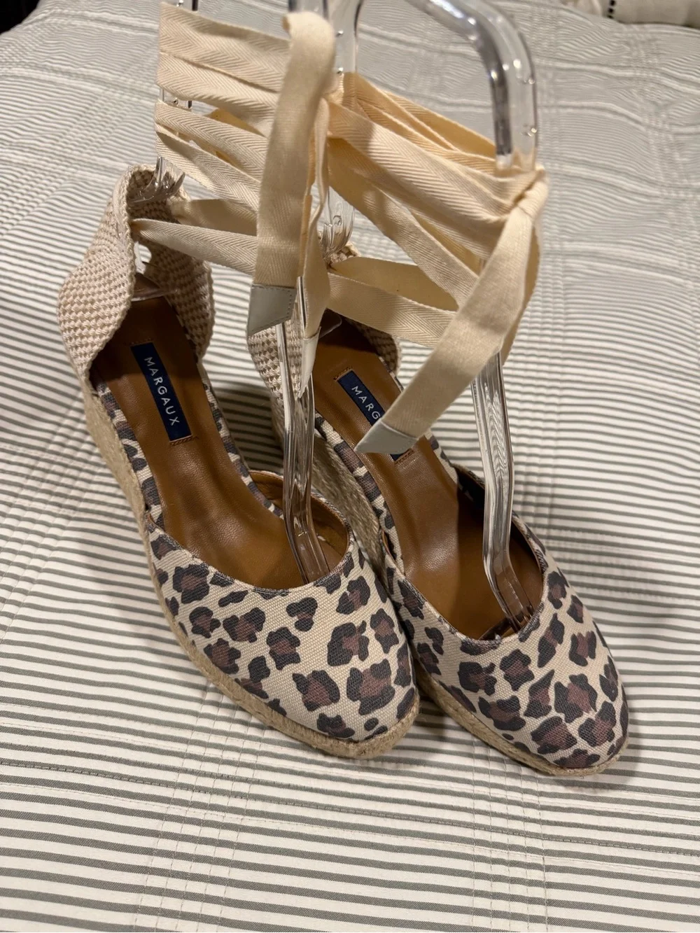 NWOT Margaux 'Ankle Wrap Espadrille Wedges' in 